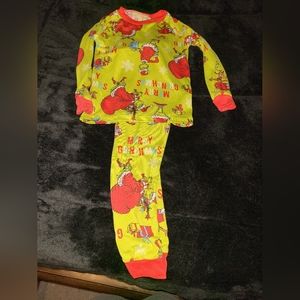 Toddler Grinch pj's